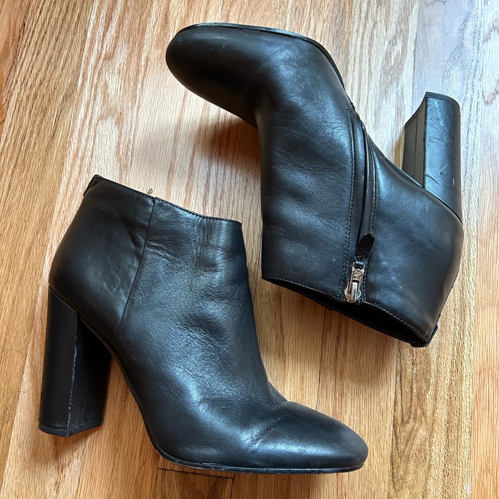 Sam Edelman high heeled black boots